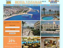 Tablet Screenshot of hoteles-vistamar.com